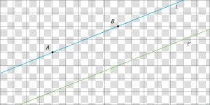 Two Parallel Lines   Unit 1 Lesson 9 Moves In Parallel Answer Key  HD Png Download