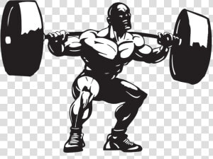 Transparent Strength Png   Clip Art Weight Lifting  Png Download