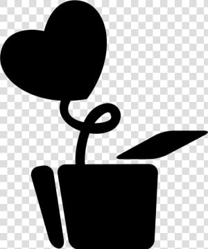 Love Plant With Heart Shaped Leaf In A Pot   Planta De Coração Png  Transparent Png