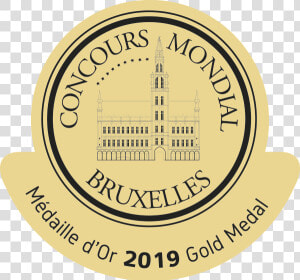 Medalla De Oro Consurso Munidal De Bruselas   Concours Mondial De Bruxelles 2019  HD Png Download