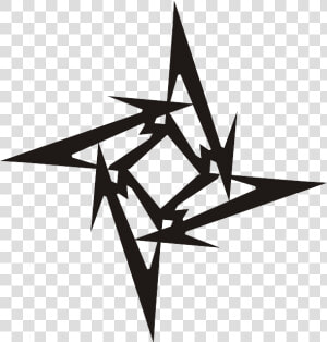 Logo Metallica Ninja Star Vector Free Logo Vector Download   Metallica Ninja Star Logo  HD Png Download