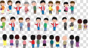 Transparent Computer Clip Art Png   Clip Art Of Cartoon People Men  Png Download