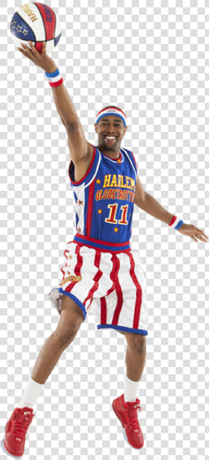 Fat Guy Basketball Clipart Banner Free Harlem Globetrotters   Basketball  HD Png Download