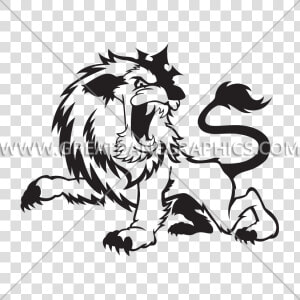 Mascot Drawing Roar   Illustration  HD Png Download