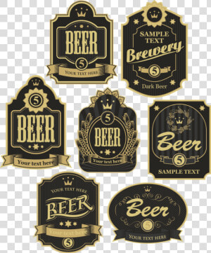 Vintage Beer Icon Sticker Label Hq Image Free Png   Beer Label Png  Transparent Png