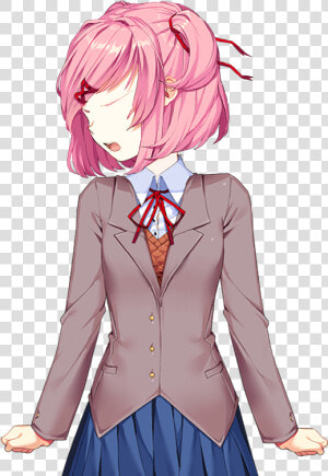 I M Not A Monster Or Something And Yes  I Can See So   Natsuki Ddlc Sprites  HD Png Download