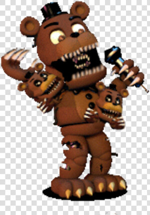 Old Freddy Do Fnaf World   Png Download   Fnaf World Old Freddy  Transparent Png