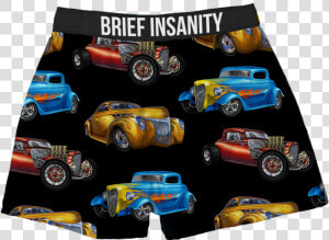 Hot Rod Boxer Shorts   Vintage Car  HD Png Download