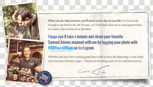 Sam Adams Boston Lager Back Label  HD Png Download