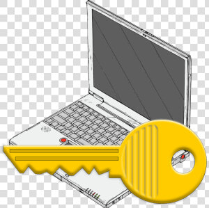 Access  Computer  Key  Laptop  Notebook   Laptop Clip Art  HD Png Download