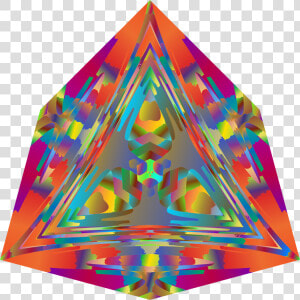 Psychedelic Art pyramid triangle   Abstract Art  HD Png Download