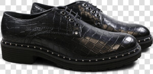 Derby Shoes Sissy 1 Crock Black Rivets   Slip on Shoe  HD Png Download