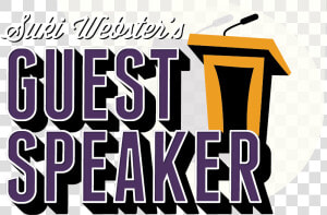 Suki Webster S Guest Speaker   Special Guest Speaker Png  Transparent Png