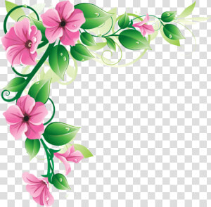 Flowers Borders Png Transparent Flowers Borders Images   Transparent Border Flower Clipart  Png Download