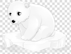 Download Polar Bear Clipart   Transparent Polar Bear Cartoon  HD Png Download