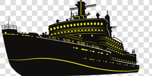 Ocean Liner watercraft heavy Cruiser   Silhouette Cruise Ship Png  Transparent Png