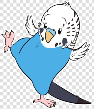 Senpai Budgie   Transparent Budgie Clip Art  HD Png Download