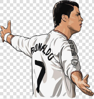 Real Cristiano Portugal Madrid Ronaldo Football United   Cristiano Ronaldo Clipart  HD Png Download