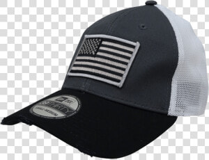 American Flag Vintage Mesh Black graphite white Cap   Baseball Cap  HD Png Download