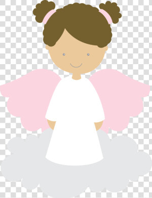 Angel First Communion Girl Clip Art   Anjinho Batizado Em Png  Transparent Png