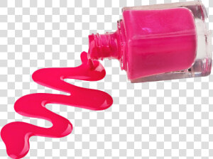 Nail Paint Png Free Image   Spilled Nail Polish Bottle  Transparent Png