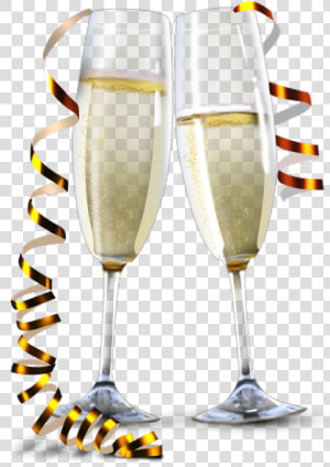 Transparent Background Champagne Glasses Png   Png   Transparent Background Champagne Toast  Png Download