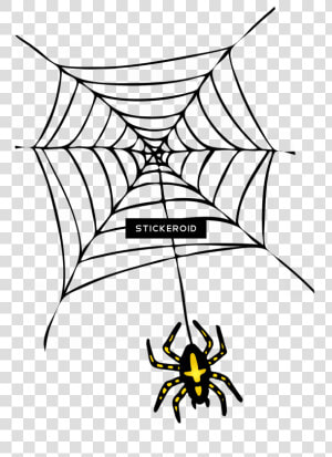 Spider Web Halloween Transparent   Png Download   Black Spider Web Png  Png Download