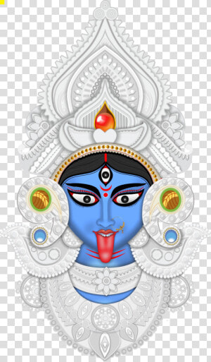 Maa Kali Face Png  Transparent Png