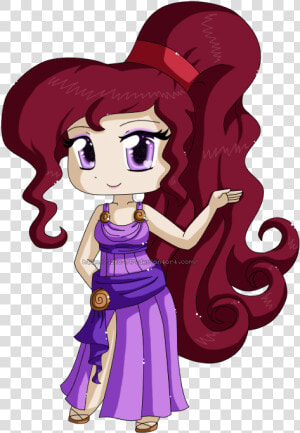 Hercules Clipart Megara   Disney Chibi Png  Transparent Png