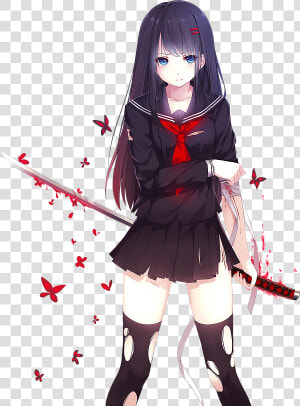 Austin Mahone Png   Png Download   Anime Girl With Katana  Transparent Png