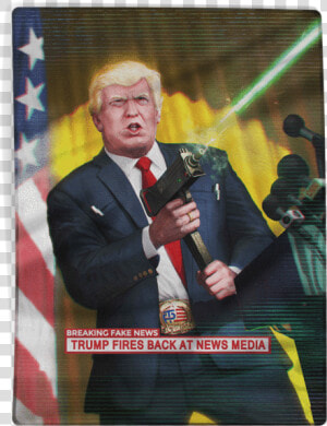 Trump Vs Fake News V2   Donald Trump  HD Png Download