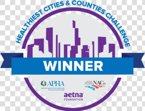 Healthiest Cities  amp  Counties Challenge Winner  HD Png Download