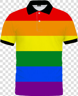 Top Name Brand Polo Shirts   Gay Pride Polo Shirt  HD Png Download