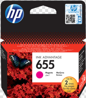 Hp 655 Magenta Ink Cartridge  HD Png Download