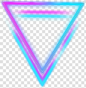  ftestickers  triangles  abstract  neon  luminous  colorful   Picsart Triangle Png Hd  Transparent Png