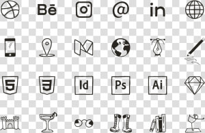 Finances Icons Hand Drawn  HD Png Download