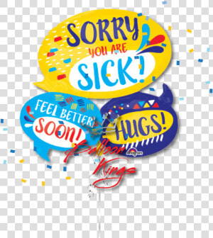 Get Well Soon Bubbles  HD Png Download