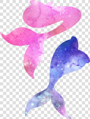 Mermaid Tail Svg   Watercolor Mermaid Tail Clipart  HD Png Download