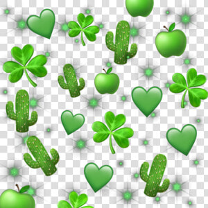  green  emoji  emojis  greenemoji  aesthetic  sparkles   Green Emojis  HD Png Download