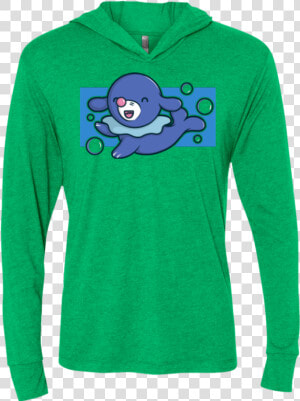 Super Cute Starter Popplio Triblend Long Sleeve Hoodie  HD Png Download