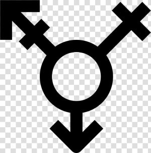 Genderqueer Filled Icon   Transgender Symbol  HD Png Download