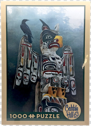 Cobblehill Totem Pole In The Mist  HD Png Download