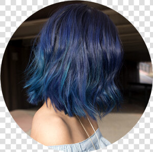 Asian Hair Color   Blue Hair Color Melt  HD Png Download