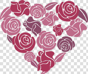 Clip Art Rose Heart Clipart Image   Rose Heart Clipart  HD Png Download