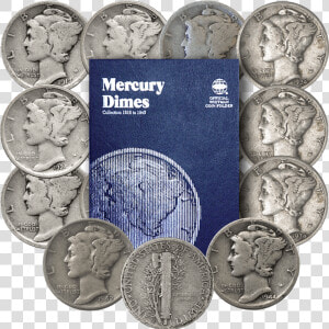 Budding Collectors Mercury Dime Starter Set   Cash  HD Png Download