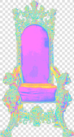  throne  holographic  dinaaaaaah  freetoedit   King Pineapple  HD Png Download