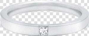 Princess cut Single Diamond Wedding Band   結婚 指輪 プリンセス カット  HD Png Download