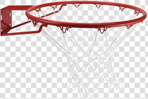 White Nylon Basketball Net   Top Of Basketball Rim  HD Png Download