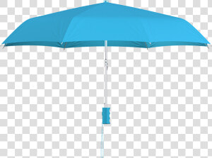 Compact Frame Cyan Umbrella Side View   Umbrella  HD Png Download