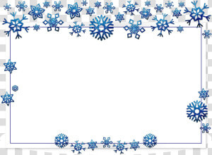 Frame  Border  Card  Xmas  Christmas  Snow  Flake   Christmas Border Png Snow  Transparent Png